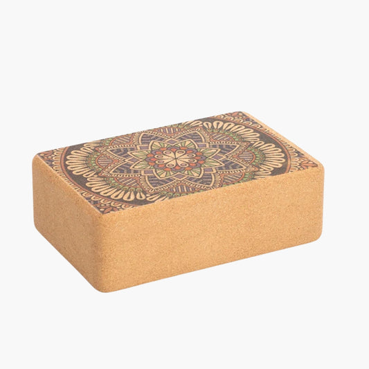The HarmonyGrip Yoga Block is an eco-conscious support prop crafted from high-density natural cork, designed to enhance stability, alignment, and flexibility in your yoga practice. Featuring a beautifully engraved mandala design, this block combines function with aesthetics, making it a perfect companion for yogis of all levels.