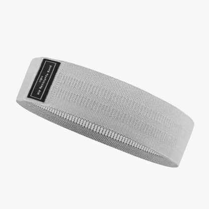 The OmBand Resistance Loop in gray is a durable, non-slip yoga and fitness band designed for strength training, stretching, and mobility exercises. Made from eco-friendly rubber, it provides optimal resistance for flexibility, muscle toning, and rehabilitation. Ideal for home workouts, yoga sessions, or gym routines, ensuring stability and control with every movement.