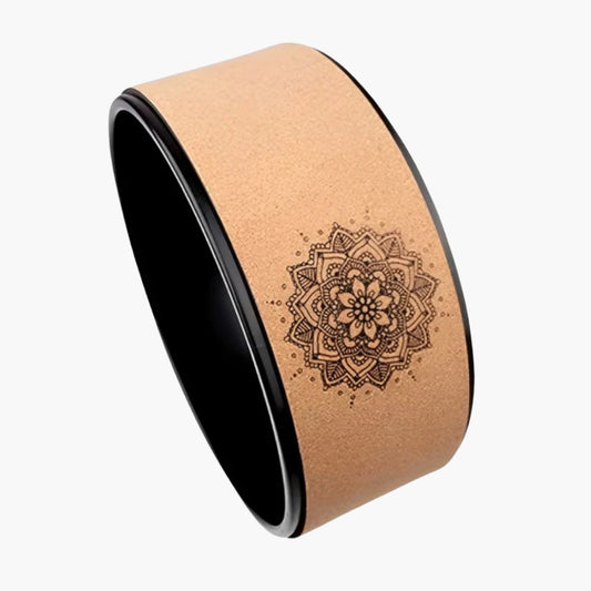 The Vital Wheel is a premium yoga accessory designed to support backbends, deep stretches, and core strengthening exercises. It features a durable wooden core for stability and a soft, non-slip TPE exterior for comfort. Adorned with a Buddha Lotus design, this wheel enhances flexibility, balance, and relaxation. Ideal for yogis and fitness enthusiasts, it helps improve posture, release tension, and deepen poses.