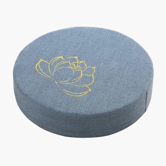 The ZenBase Meditation Cushion is a firm, supportive cushion designed to enhance posture and comfort during meditation. Featuring a minimalist Japanese tatami-inspired design, this round cushion provides stability and spinal alignment support. It comes with a removable, machine-washable cover for easy maintenance. Ideal for meditation, yoga, and relaxation practices, ZenBase helps deepen mindfulness and improve posture while adding an elegant touch to any space.