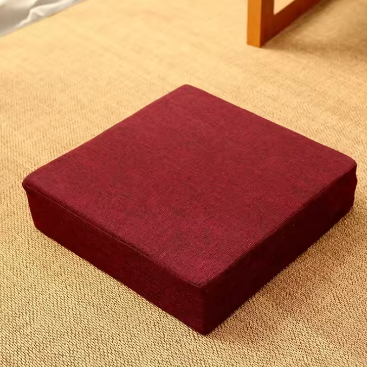 calmcore dark red meditation cushion plentyoga calmcore dark red calmore on the floor for meditation