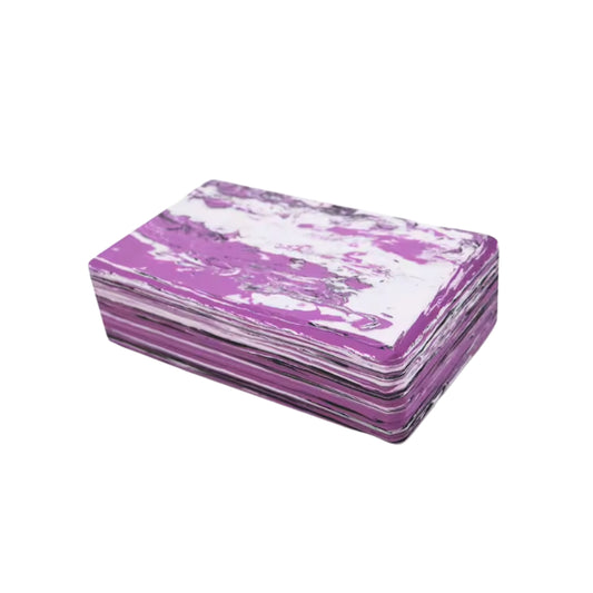 plentyoga camouflage yoga block purple