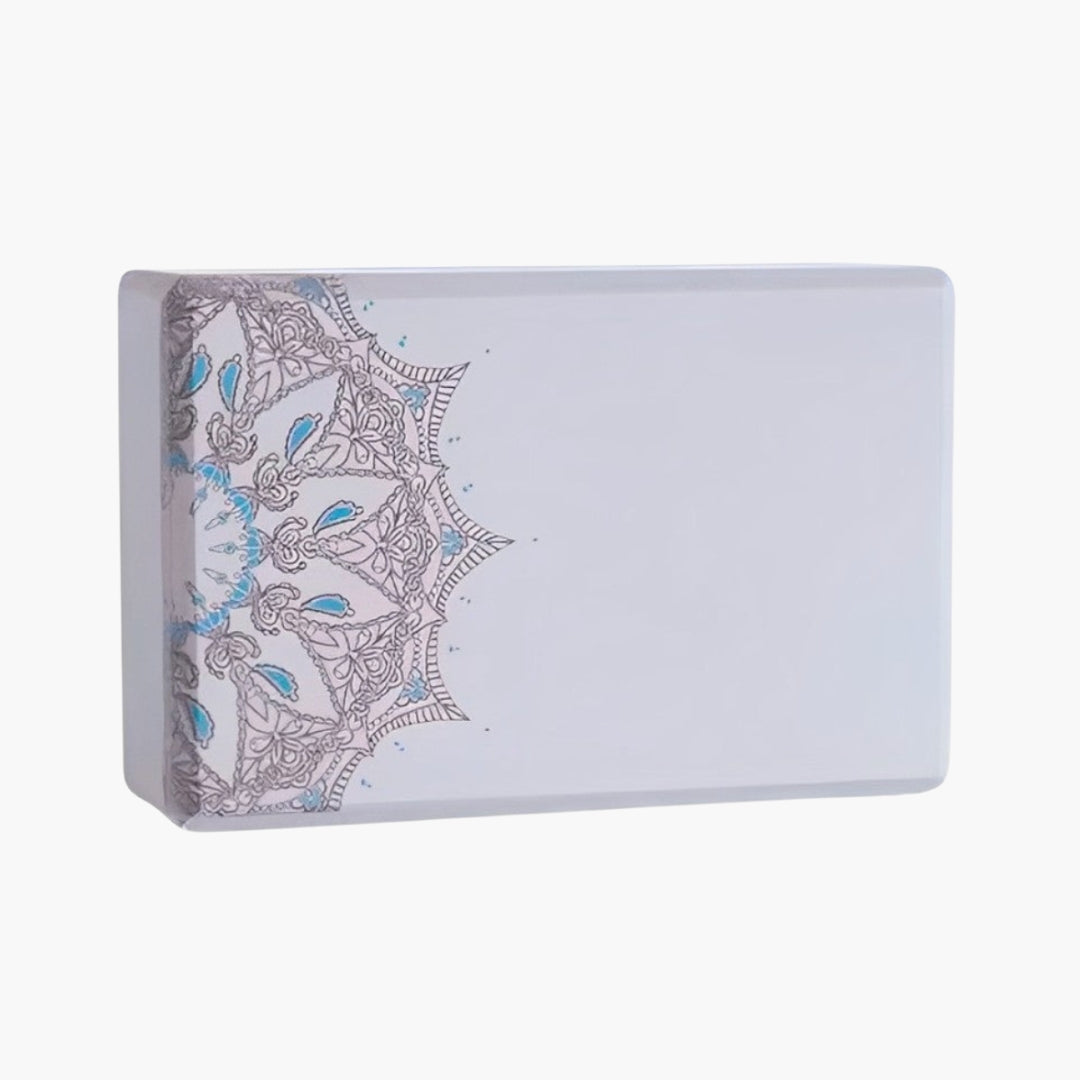 The Plentyoga ZenBlock Mandala Serenity is an elegant and functional yoga block, designed to provide stability, support, and balance for your practice. Crafted from high-density, eco-friendly EVA foam, it ensures durability while remaining lightweight for easy portability. Featuring a calming Mandala Serenity design, this Plentyoga block enhances both your mindfulness and flexibility. Its non-slip surface offers a firm grip, making it perfect for deep stretches, improved alignment, and challenging poses.