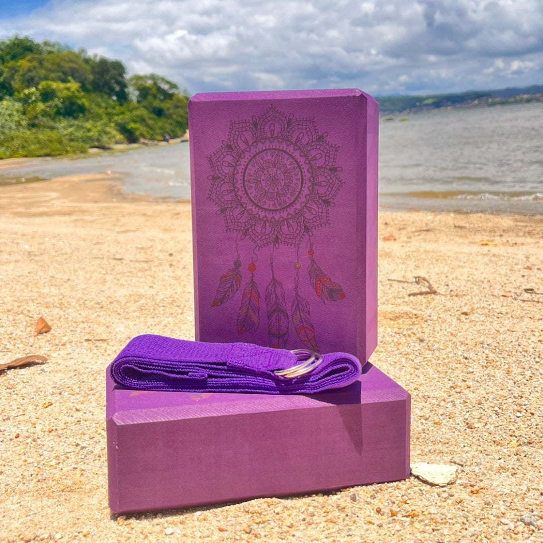 zenblock purple yoga block plentyoga purple